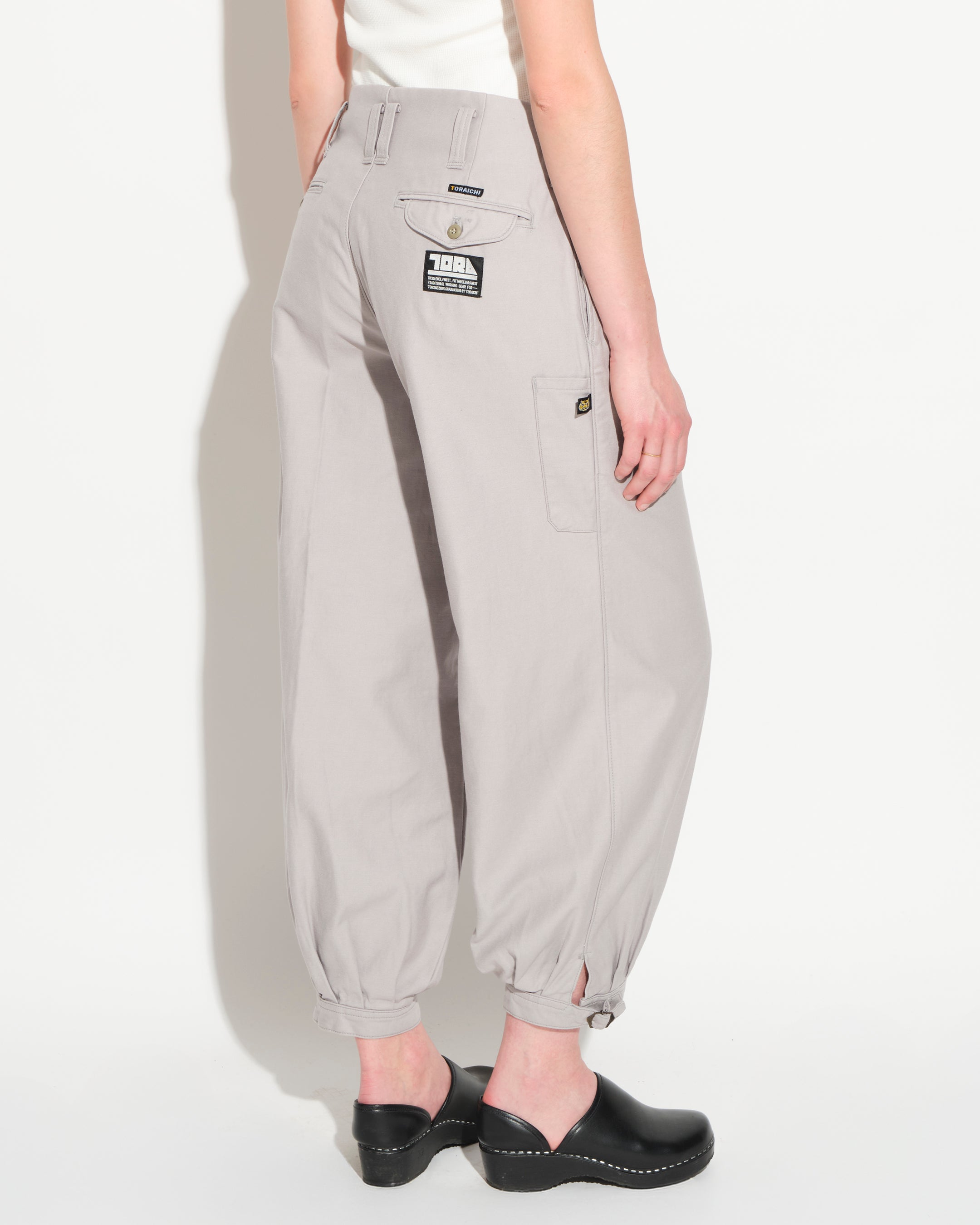Japanese Nikka Pokka tobi pants - cement gray – La Blouse de Lyon