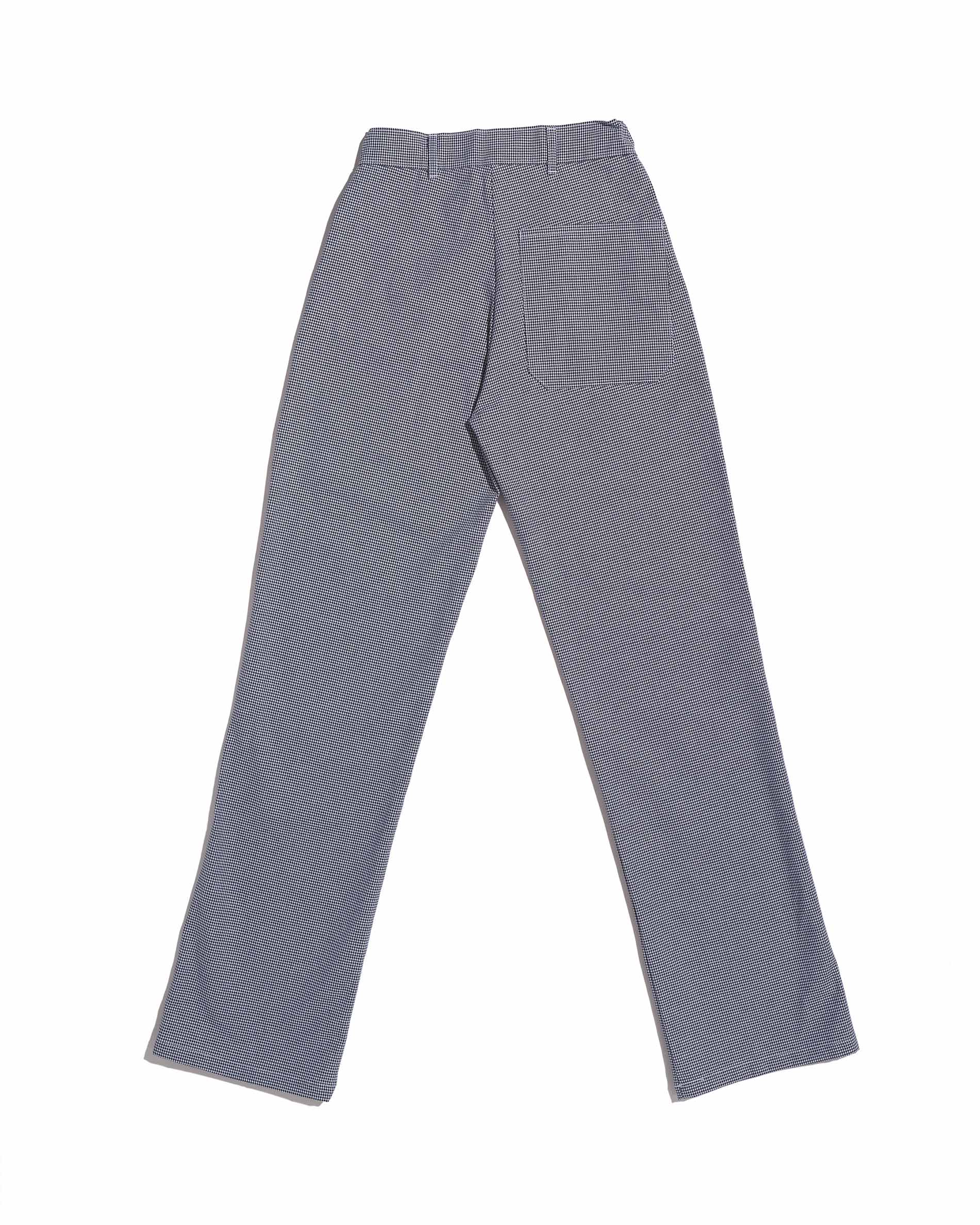 Pantalon De Cuisine Chef 100% Coton Pied-de-Poule – Pantalon Pro Élastiqué, 2 Poches Italiennes + 1 Poche Dos, Braguette & Ceinture Confort