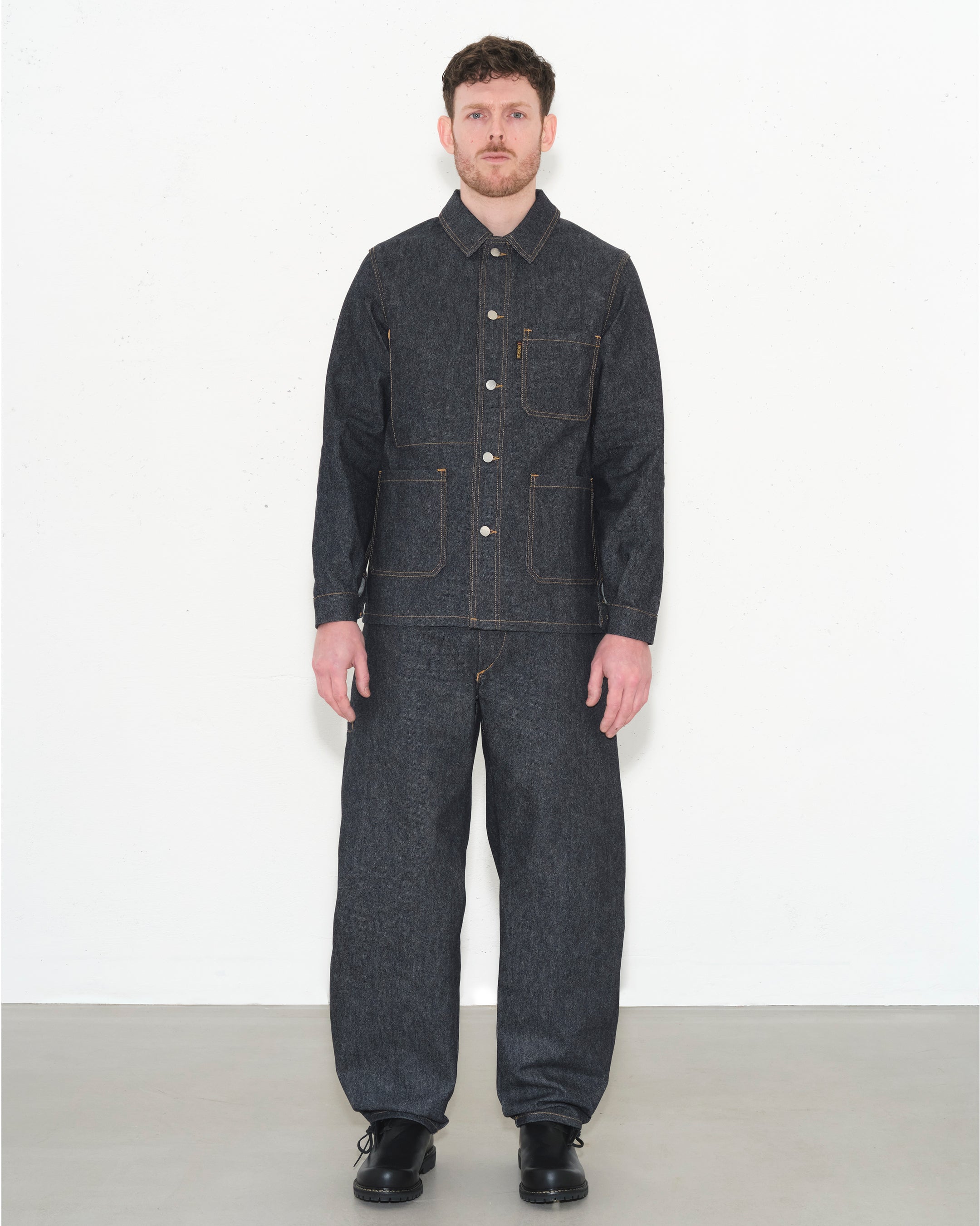 LE LABOUREUR X LA BLOUSE DE LYON French denim work jacket – La