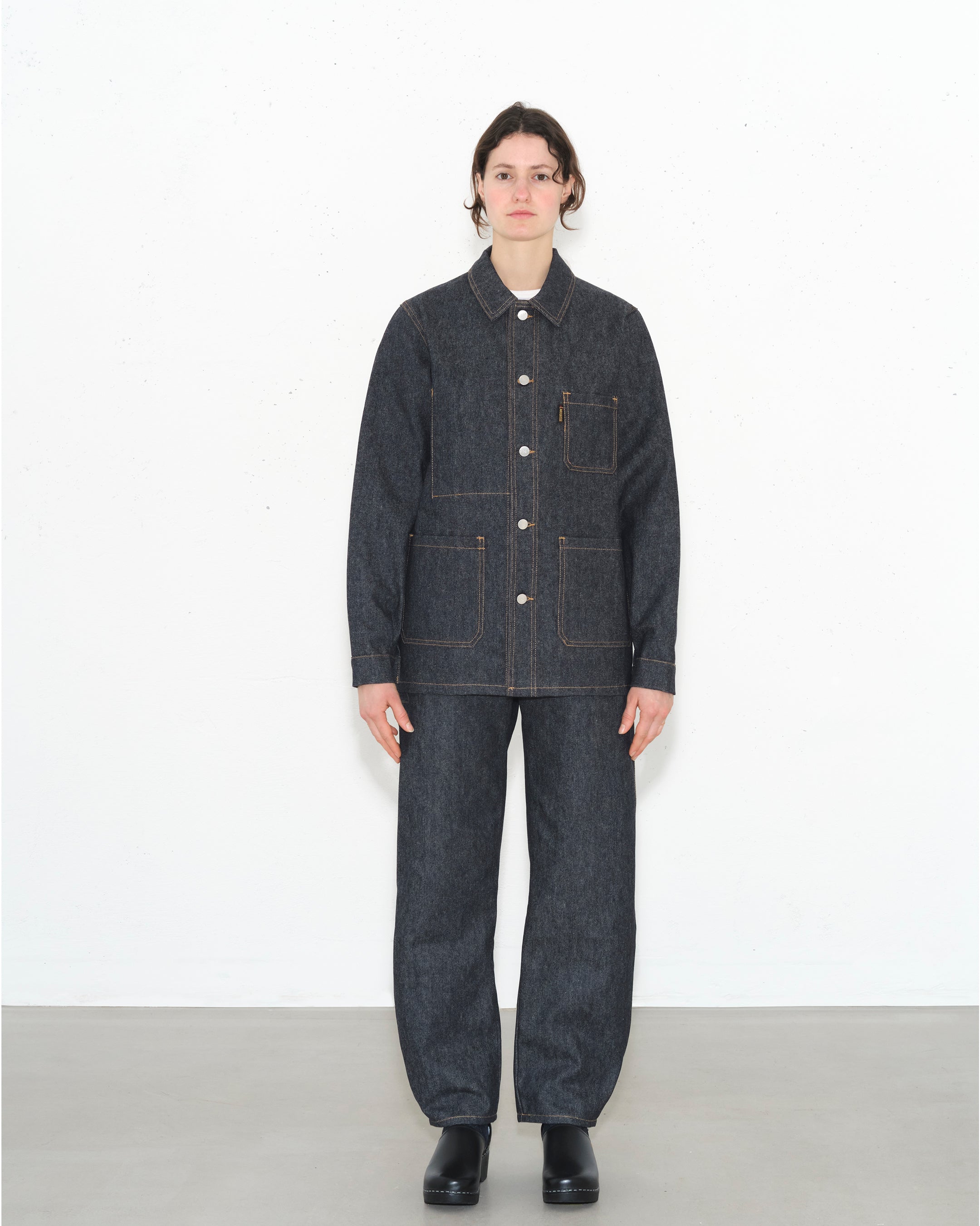 LE LABOUREUR X LA BLOUSE DE LYON French denim work jacket – La